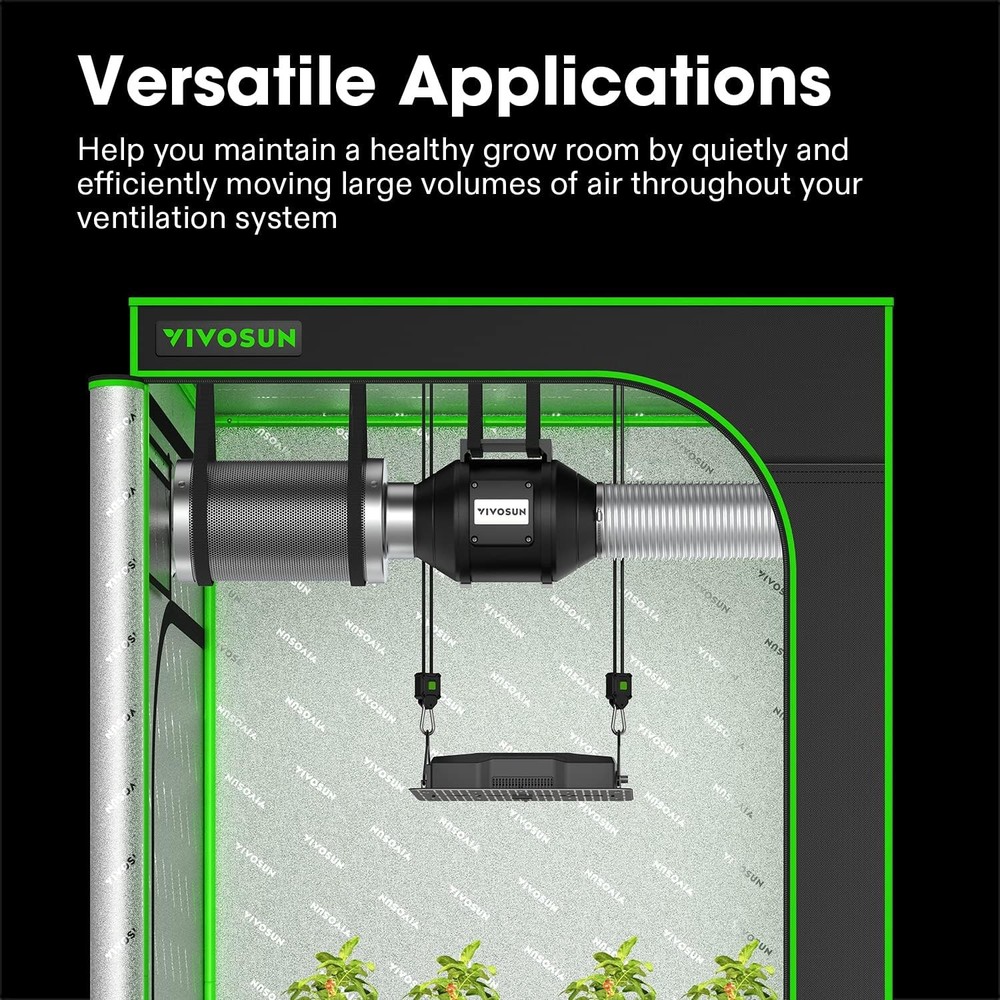 R4 4 Inch Inline Duct Ventilation Fan
