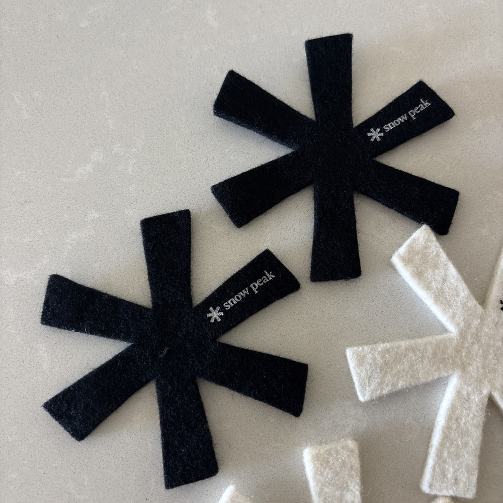 Snow Peak Felt Coasters 4pcs SET