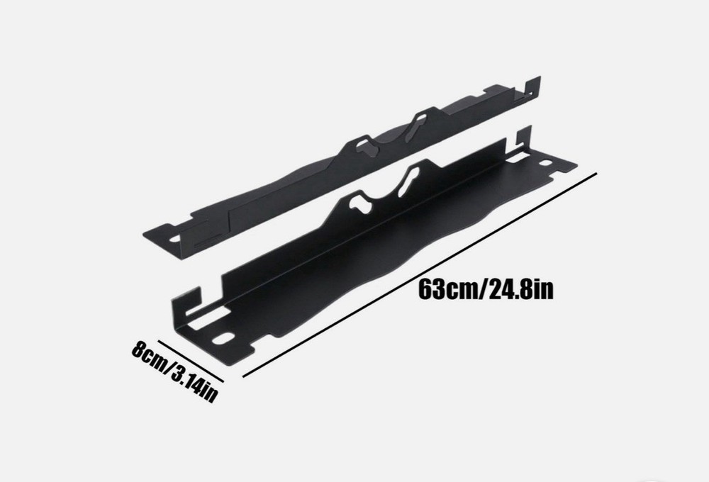 2 Pack Wheel Alignment Tool Heavy Duty Toe Plate Black