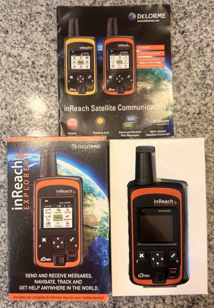 DeLorme InReach Explorer Two Way Satellite Communicator