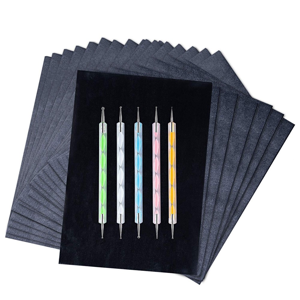 200 Sheets Carbon Paper Black Graphite Transfer Tracing and