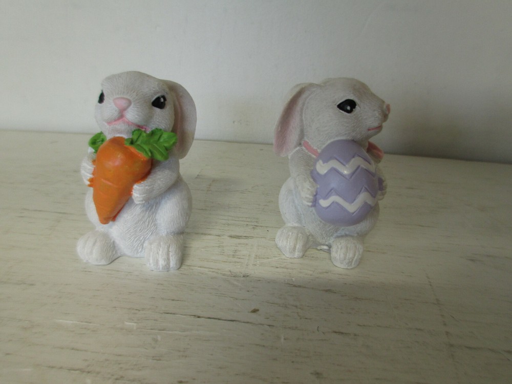 New! Mini Bunny Easter Decor Desk Table Tier Tray Resin Rabbit 3" CHOICE
