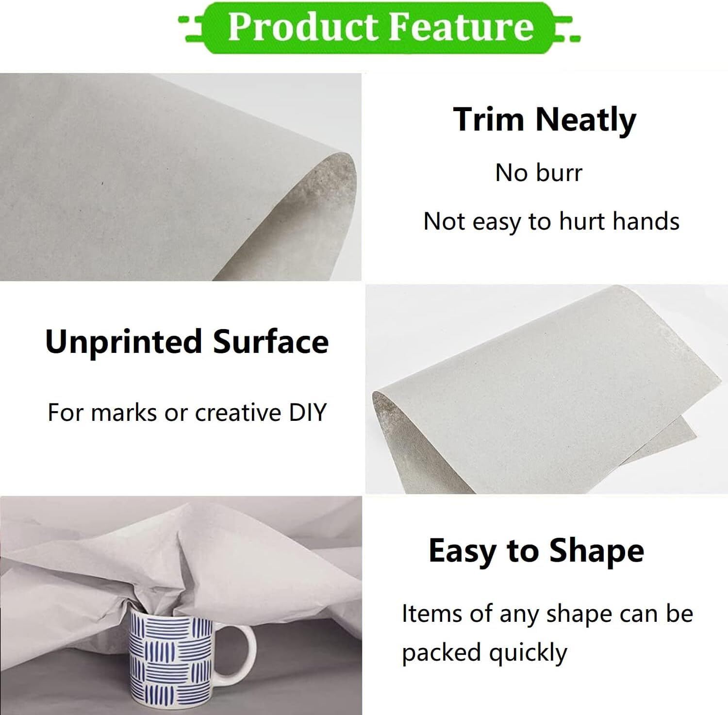 Newsprint Packing Paper Sheets for MovingShipping Box Filler Wrapping and Protec