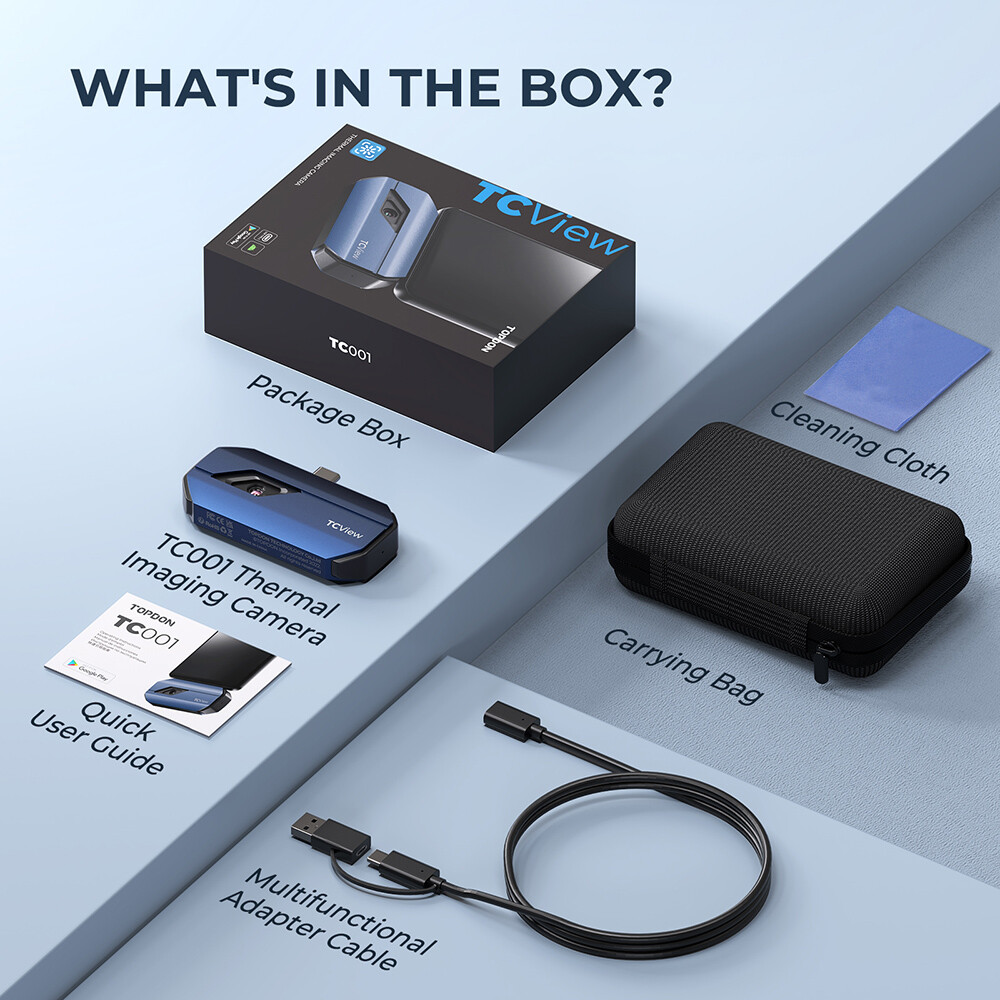 TOPDON TC001 Compact Thermal Imaging Camera for USB-C Android Devices Brand New