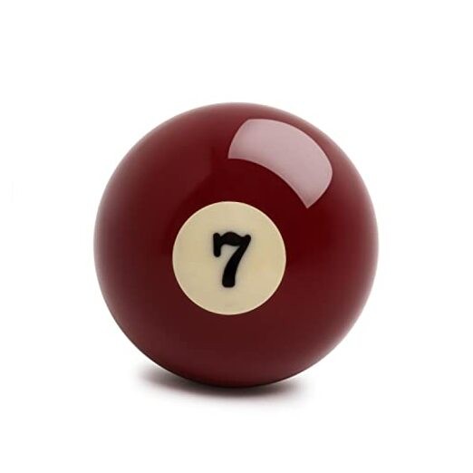 Billiard Pool Table Standard Replacement Ball 2 ¼” - 57.2 mm #7