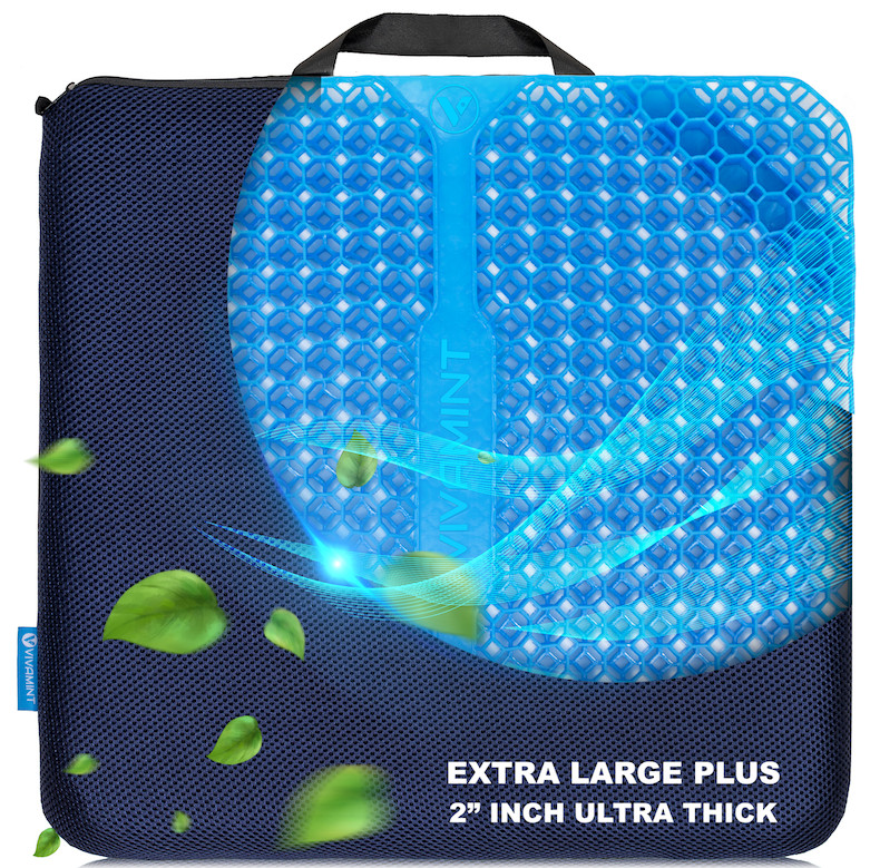 VIVAMINT Gel Seat Cushions for Long Sitting- Extra Large, 2" Inch Ultra Thick