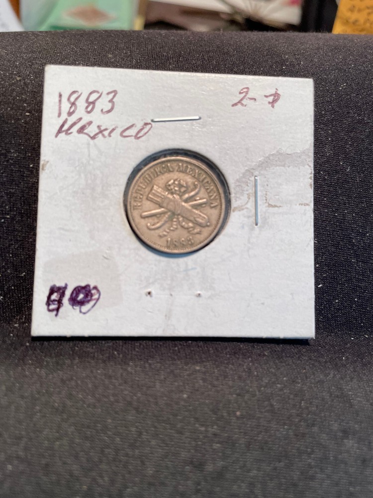 1883 - MEXICO 2 CENTAVOS