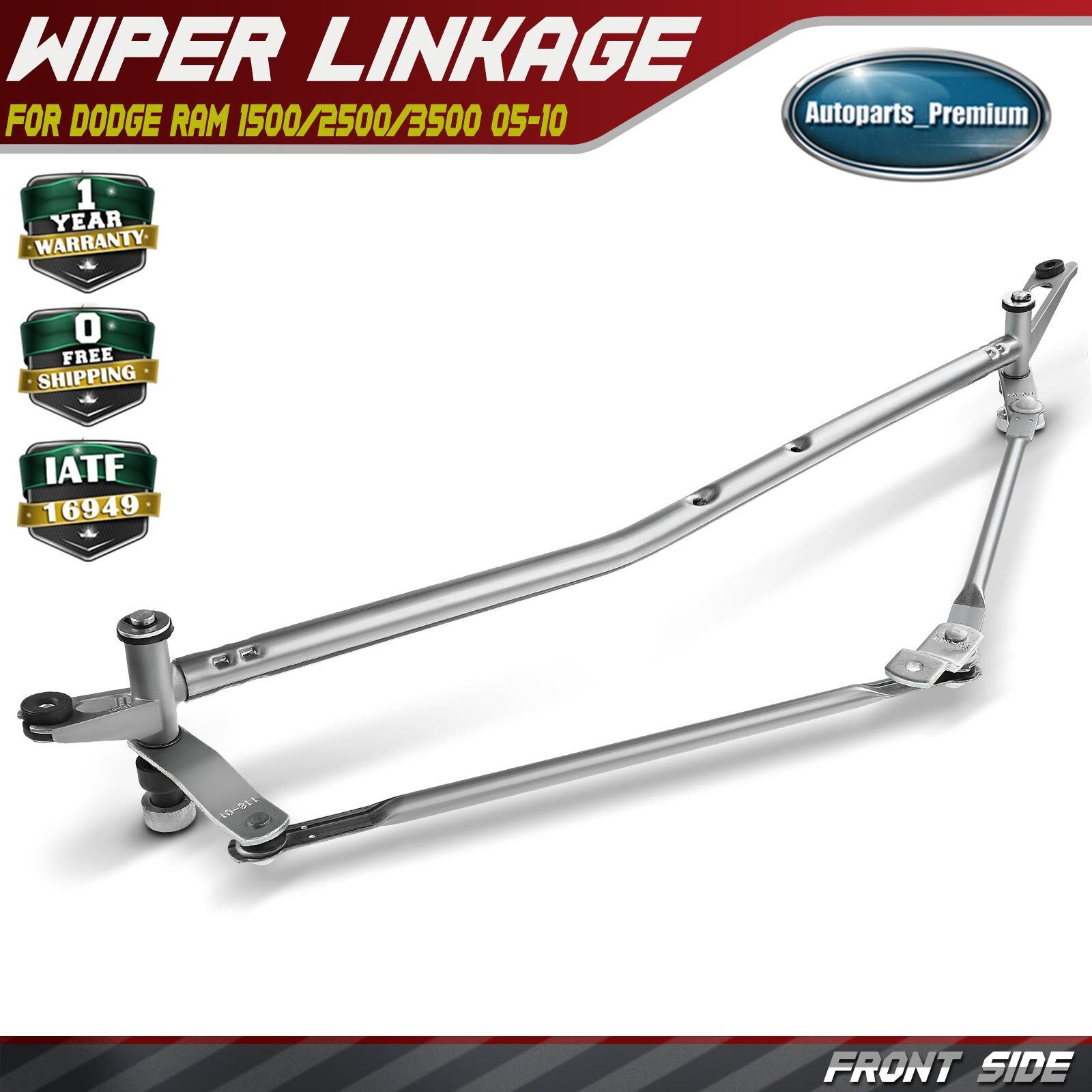 Windshield Wiper Linkage for Dodge Ram 1500 2500 3500 4500 2005-2010 3.7L 6.7L