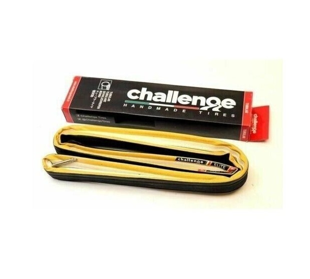 Challenge Elite Pro Tubular Bicycle Tire 700x23, 700x25, 700x27 Tan or Black
