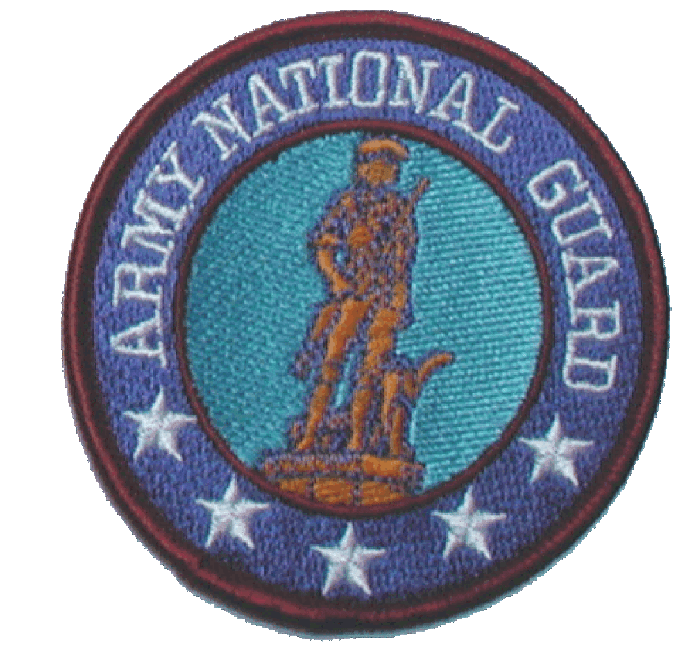 US Army National Guard Patch 3" Round