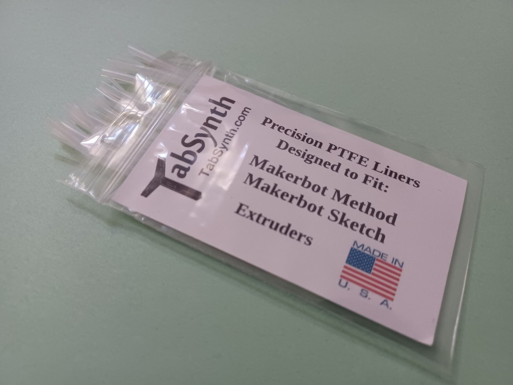 Teflon Guide Tubes or Makerbot Method Extruders (10 Pack)