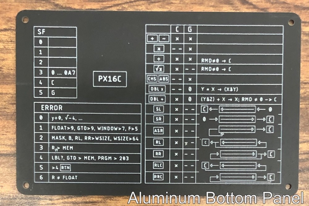 PX16C a HP-16C Computer Scientist Calculator kit