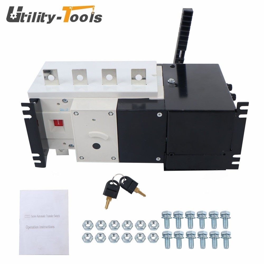 High Quality Industrial Automatic Transfer Switch Grid To AC Generator 4 Poles