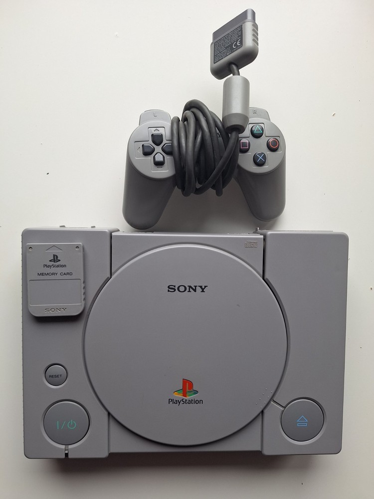 PLAYSTATION 1 PS1 SCPH-7002 PAL ORIGINAL CONSOLE COMPLETE MEMORY CAR CONTROLLER