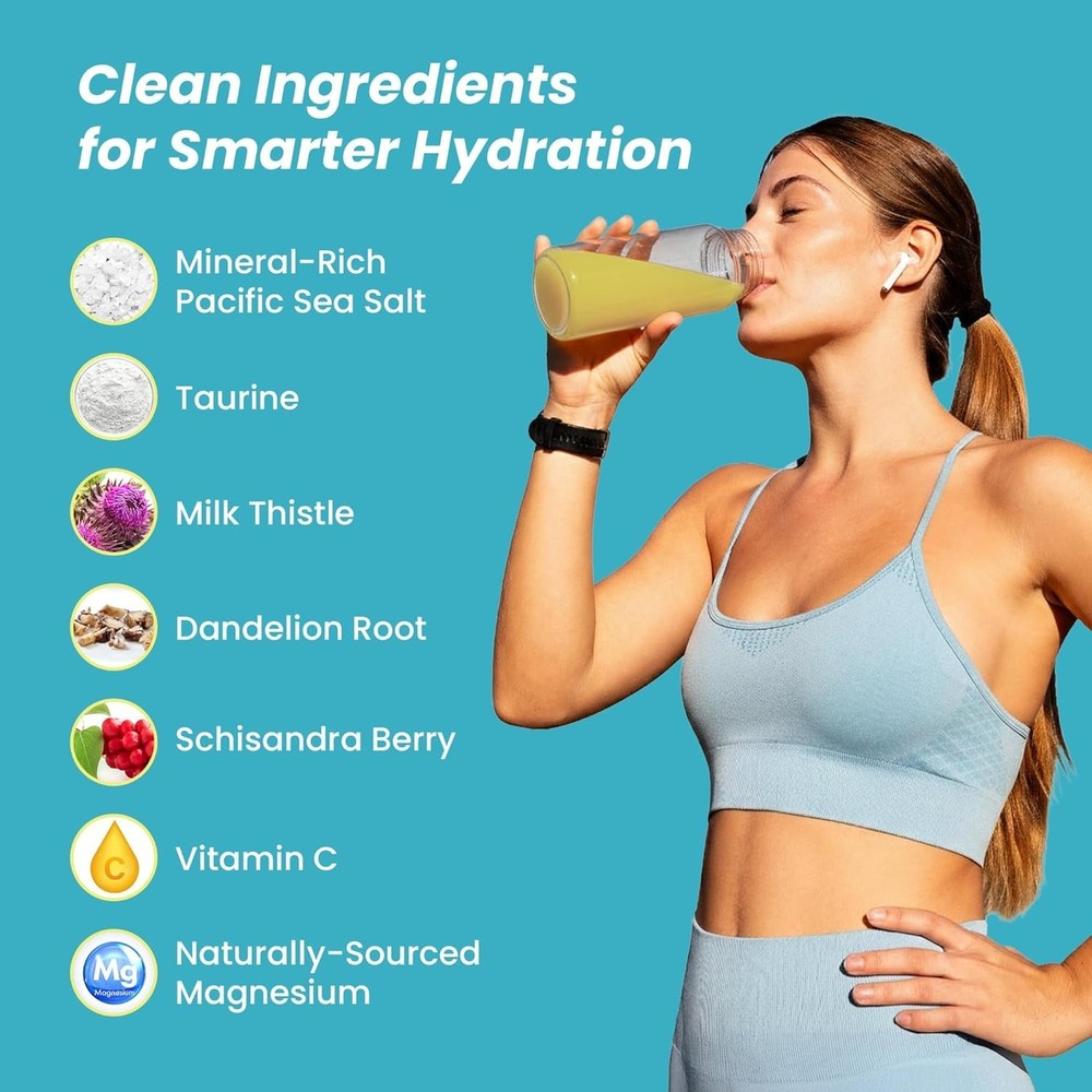 UpWellness LTV Liver Hydration Packets Electrolytes Sugar Free 30 Ct