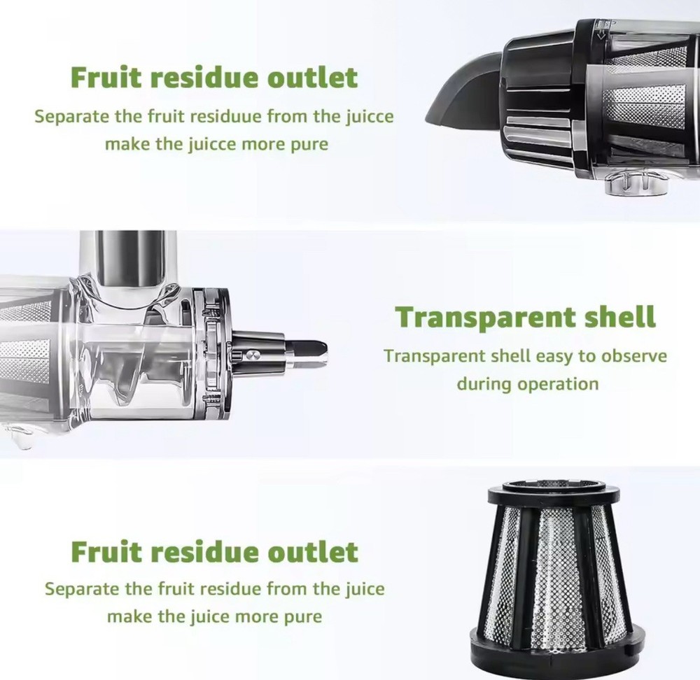 Masticating Juicer Attachment for KitchenAid All Models Stand Mixers