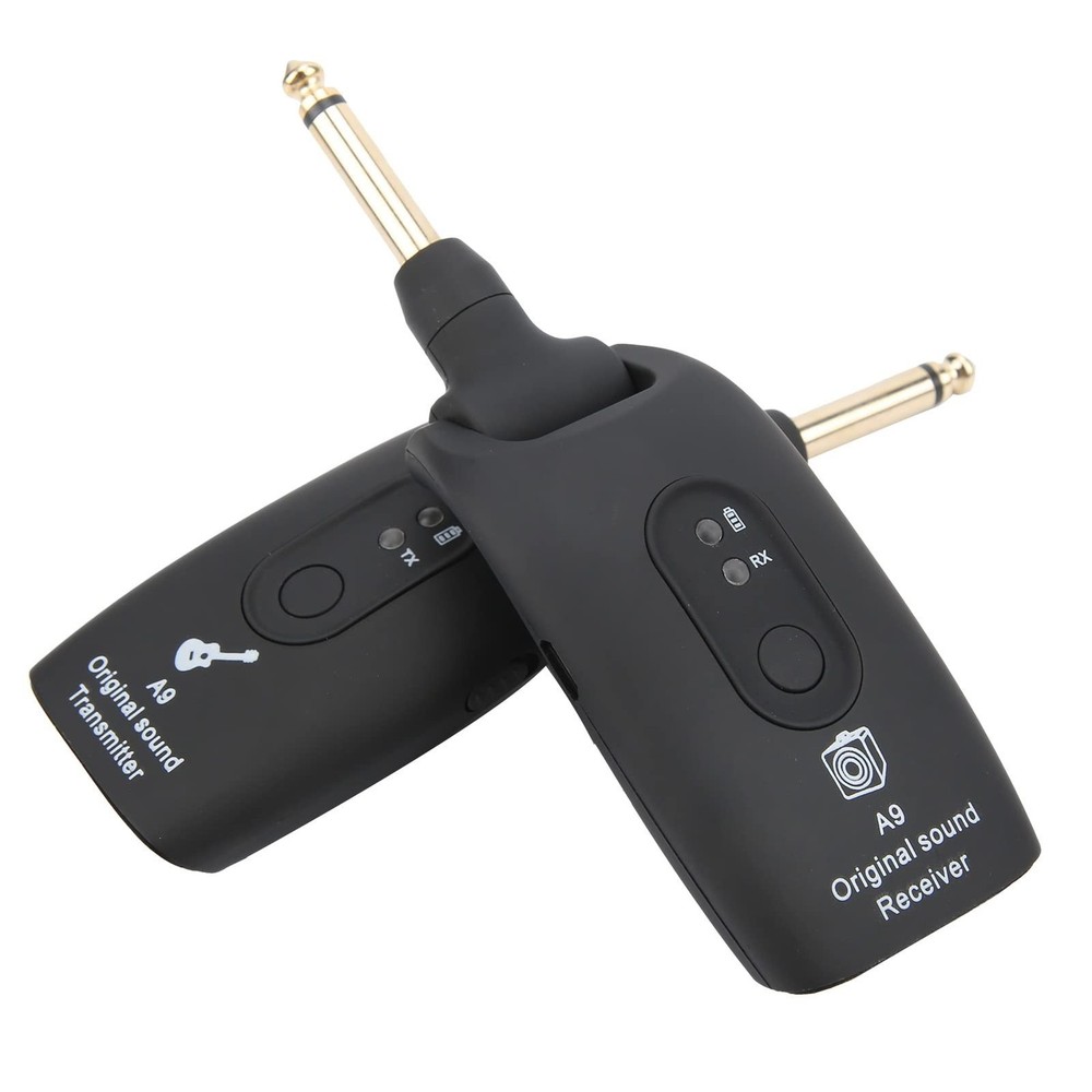 Wireless Guitar Transmitter Receiver, Stable 2.4GHz Wireless System with USB ...