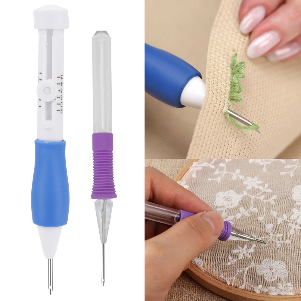 Embroidery Punch Needle Thread Kit Knitting Sewing Set 100 Color Thread