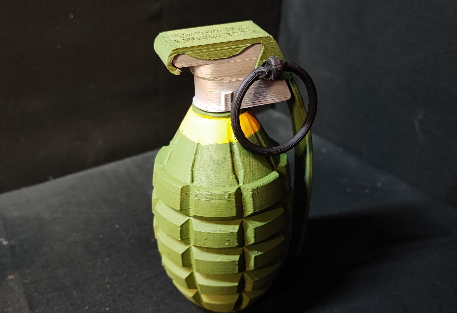 Inert WWII MK2 Pineapple Grenade Replica 1:1 Prop Training cosplay