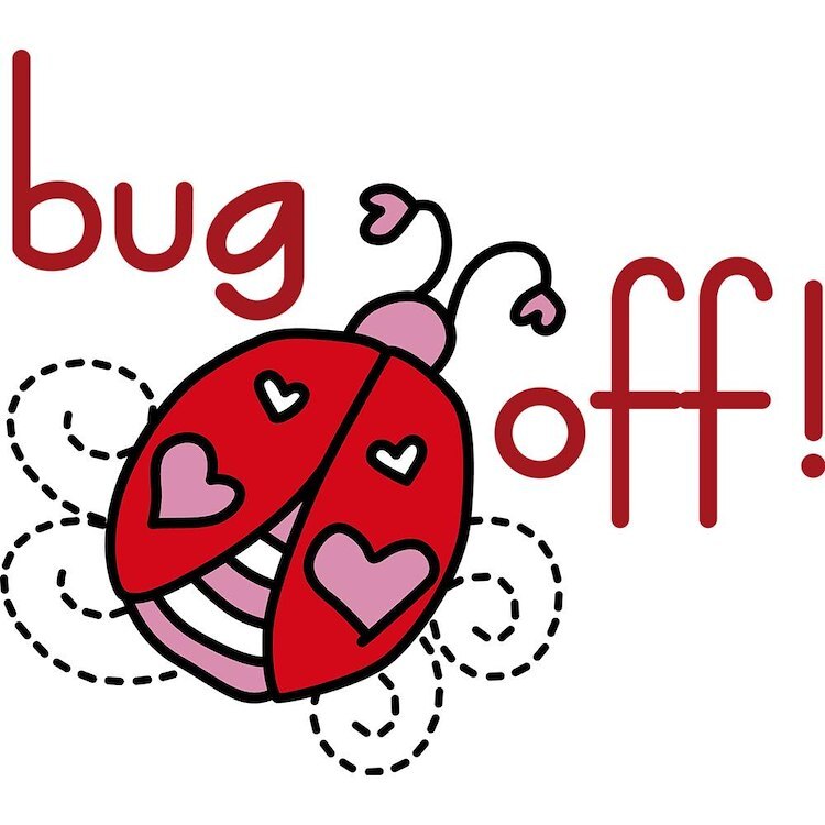 CafePress Bug Off 10" Wall Clock (1148517613)