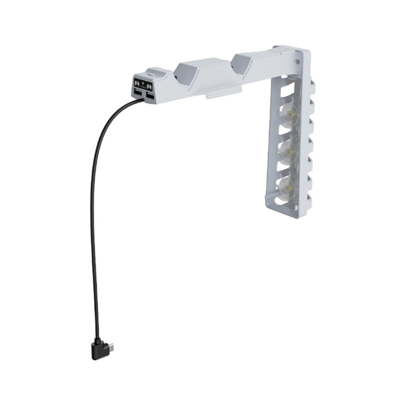 Cooling System with 2 USB Port Controllers Charging Function Quiet Cooling Fan