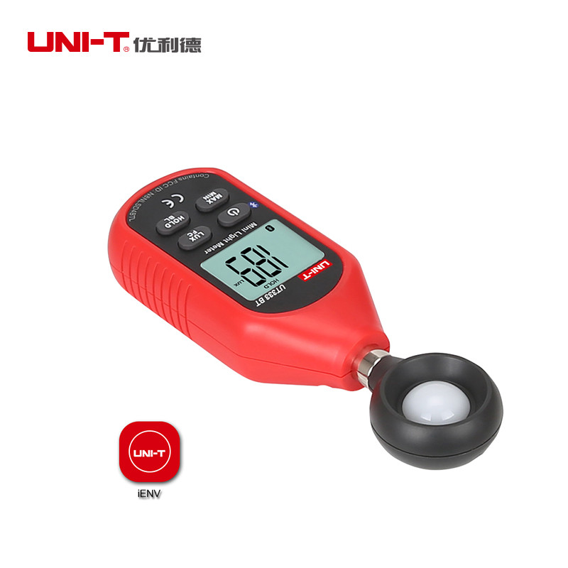 UNI-T Digital Bluetooth Illuminometer Light Meter Luxmeter 199900Lux UT383BT