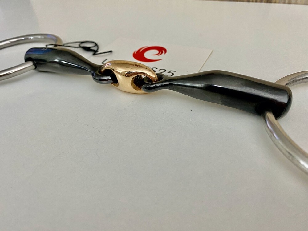 Loose Ring Sweet Iron Snaffle Bit Copper Lozenge (UKSALES25®)*SAME DAY DISPATCH*