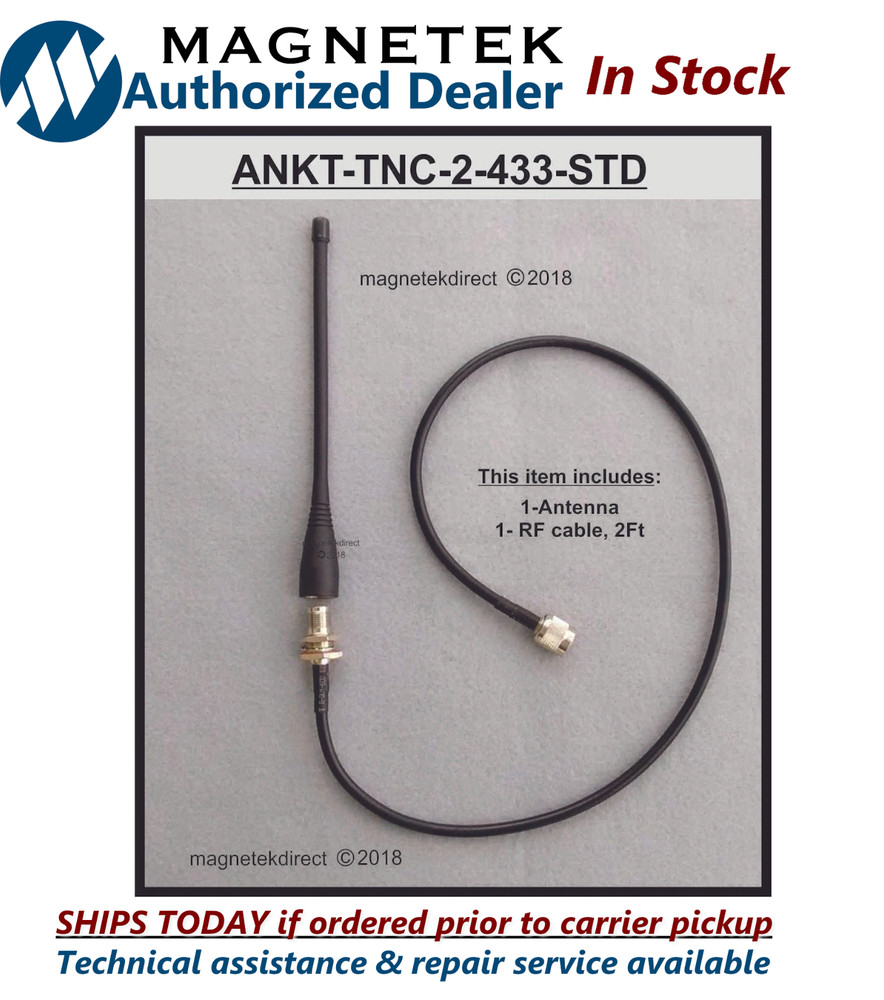 Magnetek Flex Remote Antenna RF Cable package kit ANKT-TNC-2-433-STD 20-650-0060