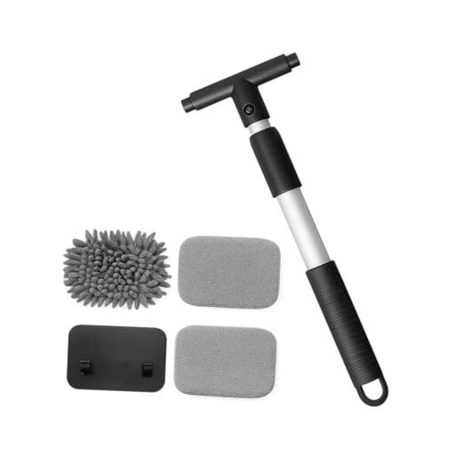 Car Windshield Cleaning Tool, Vehicle Window Cleaner with 3 Rectangular