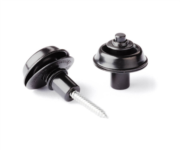 Dunlop Straplok Strap Retainers Flush Mount Black Oxide