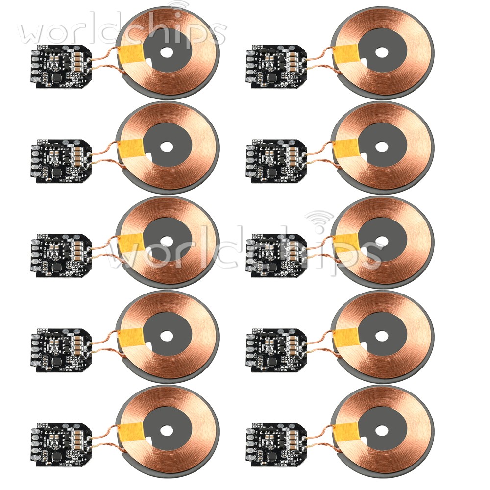 5/10pcs 15W Wireless Charging Module Transmitter PCBA Charger Motherboard Coil