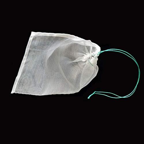 4 Pack Garden Bug Netting Insect Barrier Plant Mesh Netting with Drawstring