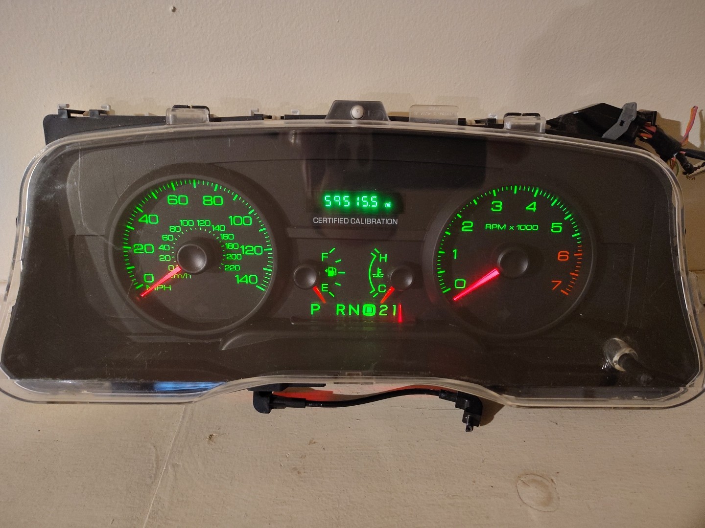 2006-2011 Ford Crown Victoria P71 Speedometer Instrument Cluster 59k Miles