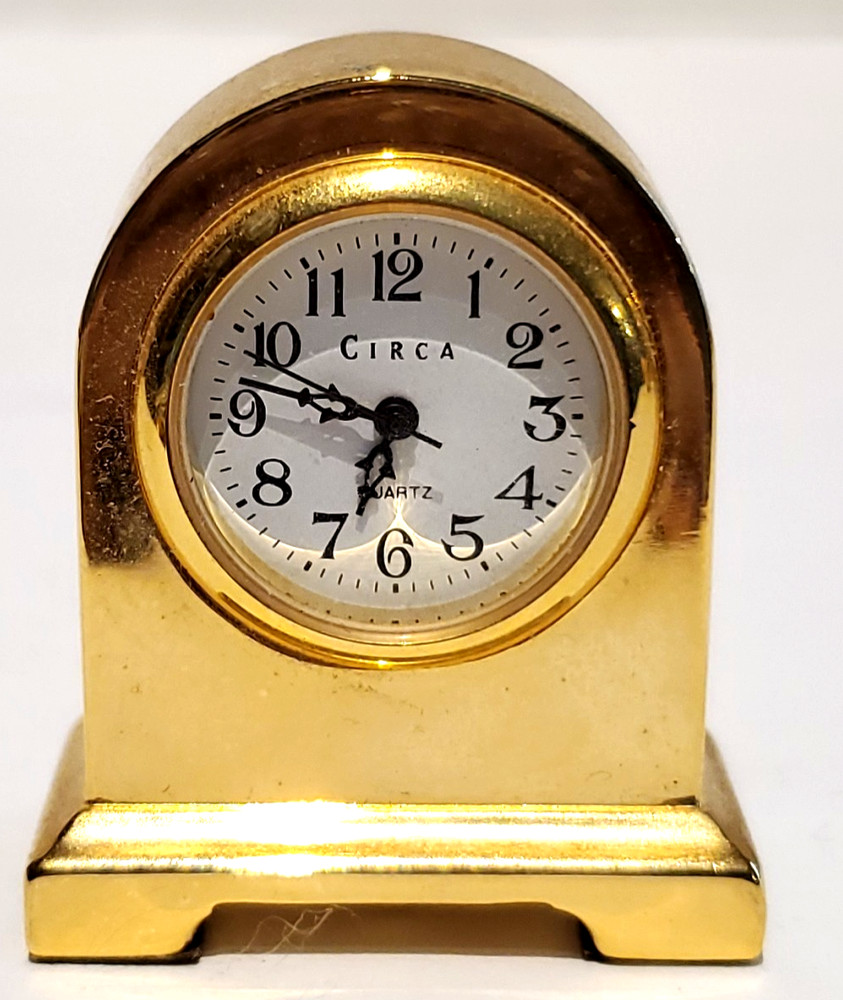 Circa Miniature Mantel Clock 1.75"