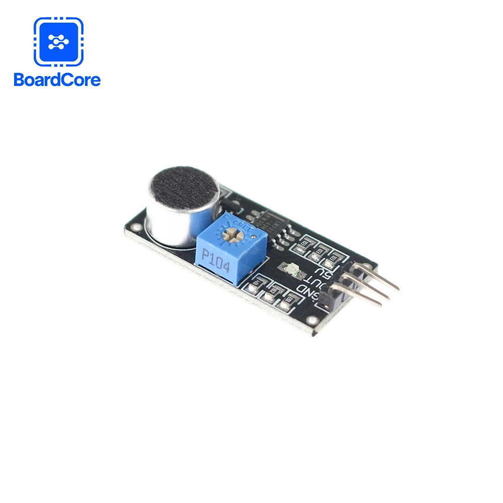 Sound Sensor Module with LM393 Chip and Electret Microphone for Detection