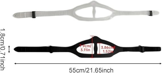 2pcs Universal Silicone Mask Strap Replacement Scuba-Mask Strap, Swimming Goggle