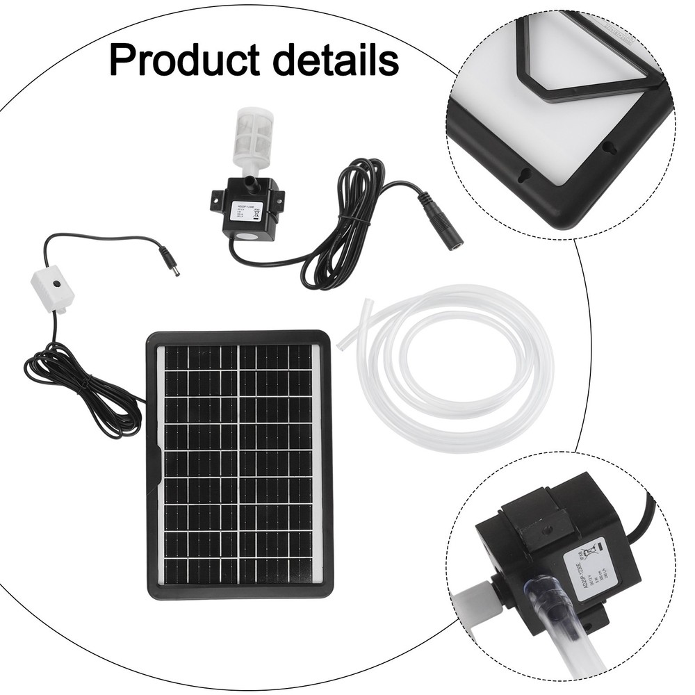 Energy Efficient Solar Panel Powered Submersible Pump for Aquatic Environments