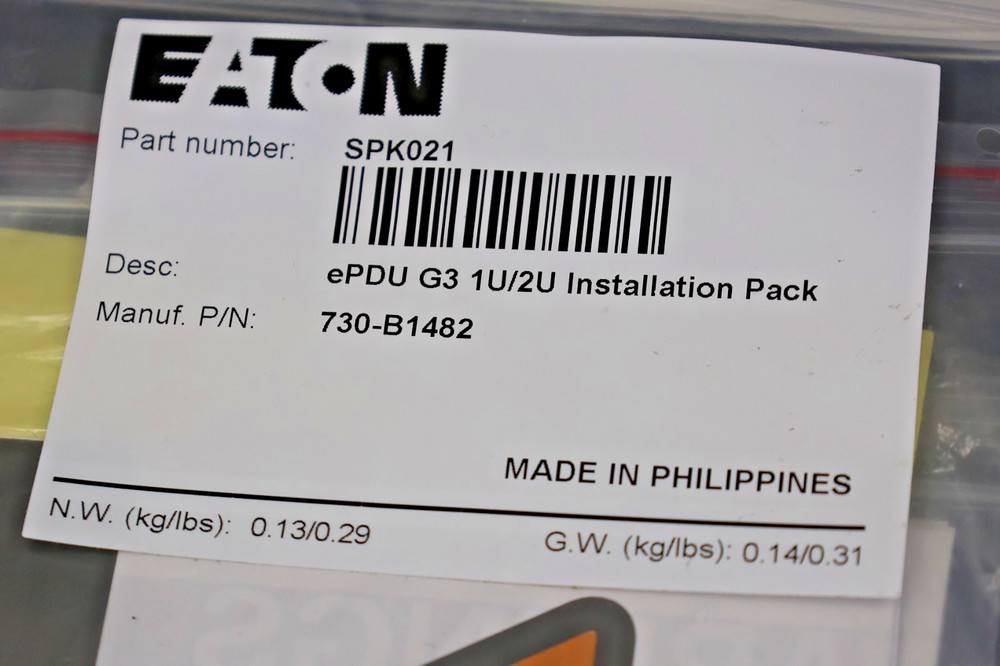 Eaton EMAT08-10 PDU Managed Rack - Black