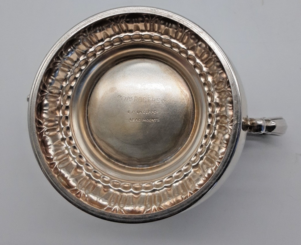 WM Rogers Silver Plate on Copper 3 piece Coffee Service