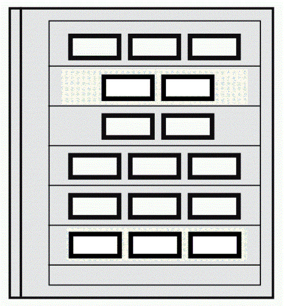 Dual Blank Page 16 Pocket Per 5 for US Coil Pairs
