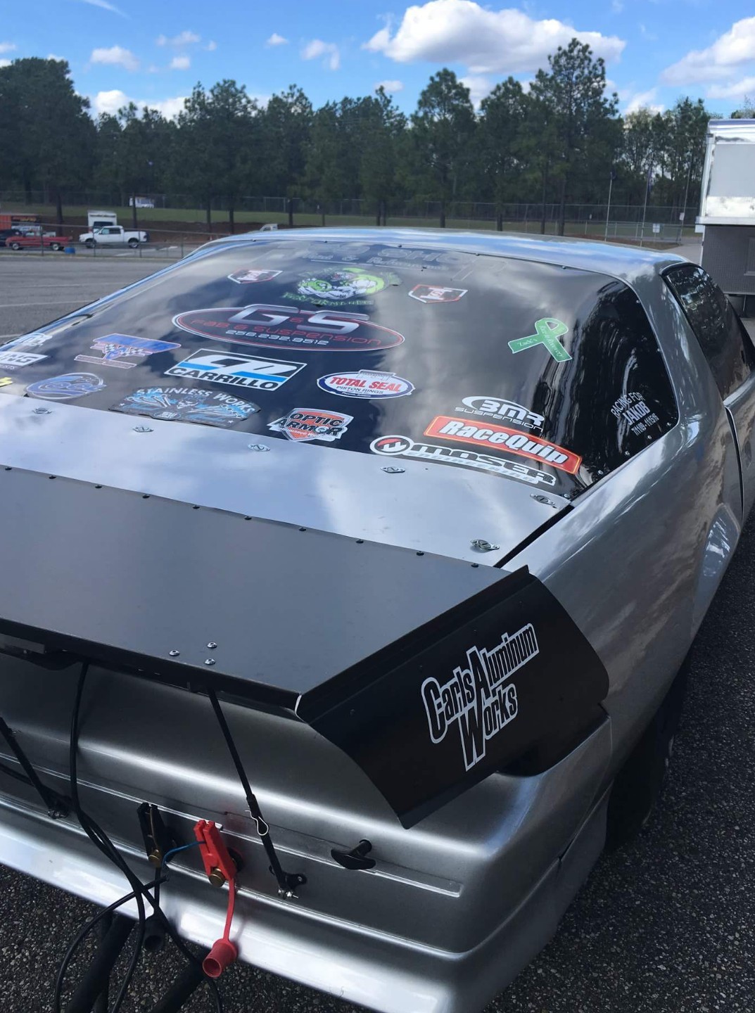 Chevy Camaro 82-92 Pro, Aluminum Racing, Wing Polished, Black, Brushed Anodized