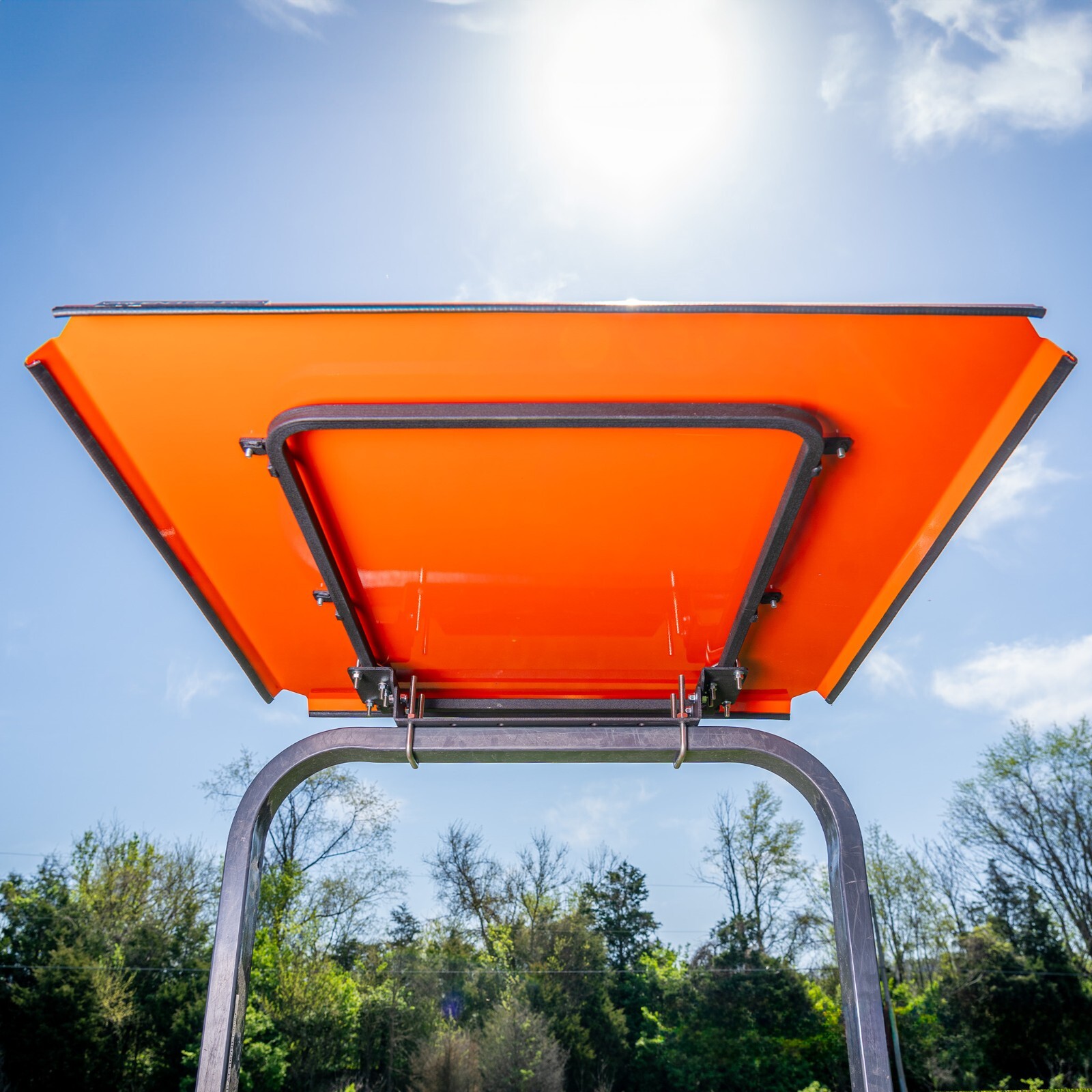 KUBOTA TRACTOR CANOPY-ORANGE
