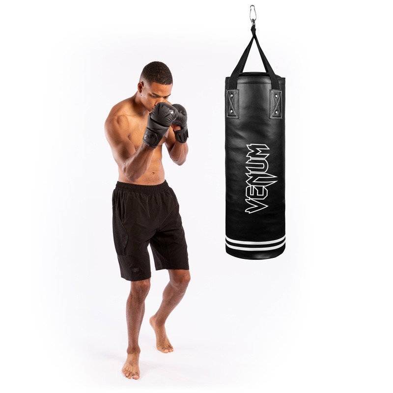 70lbs Heavy Bag Kit Boxing MMA Training Adjustable Ceiling Mount Durable Filled