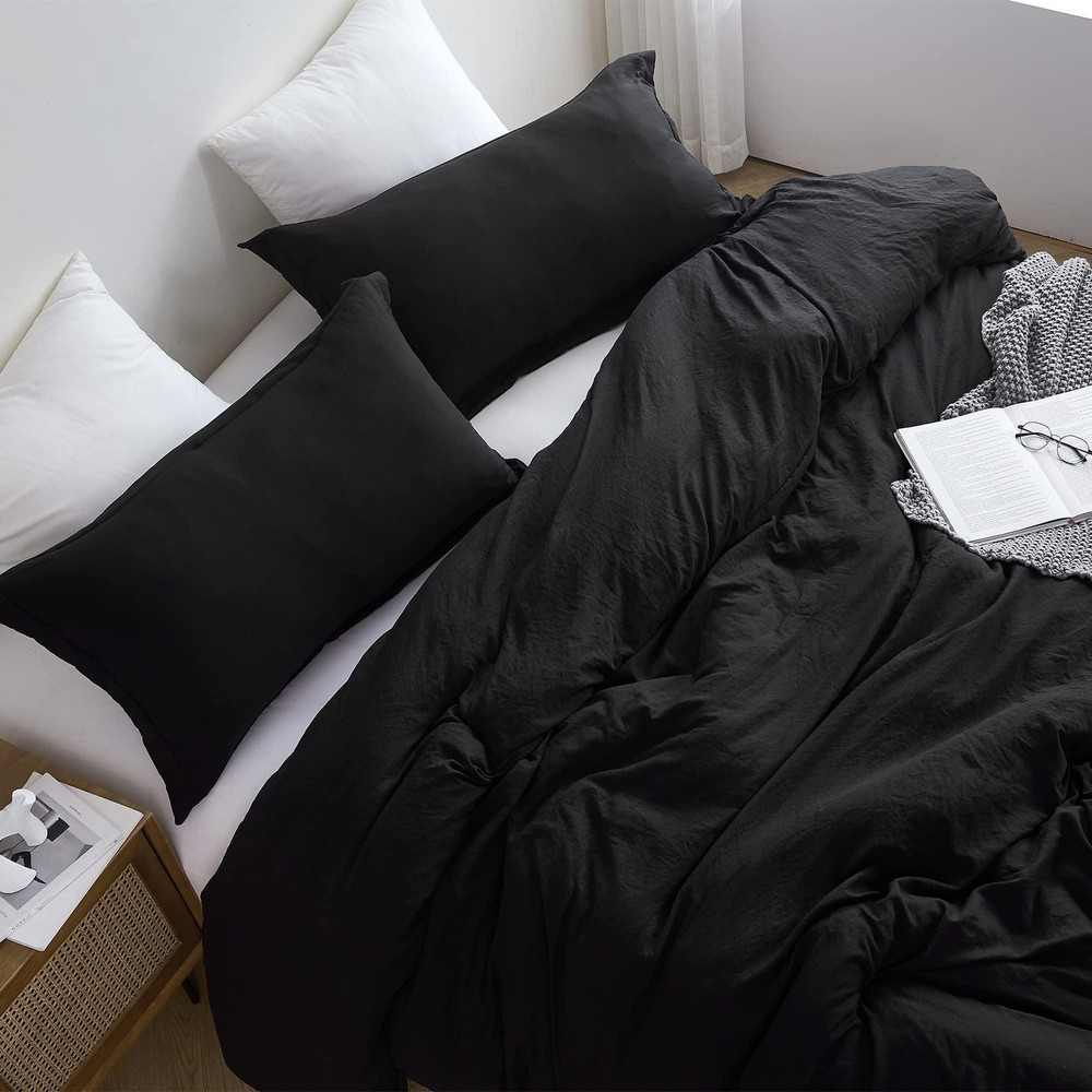 Byourbed Natural Loft® Oversized King Comforter Set - Black