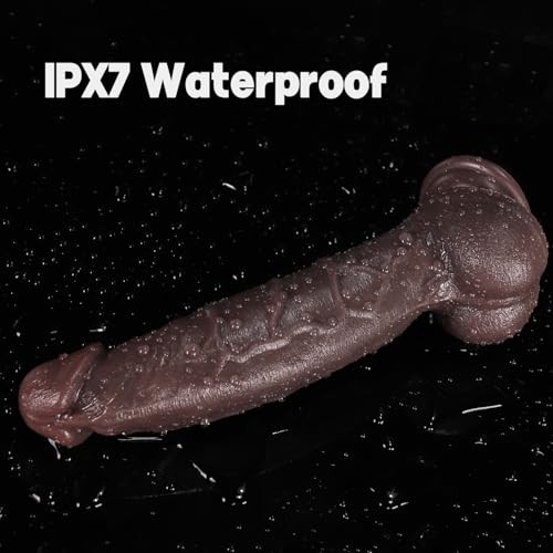 10 Inch Liquid Silicone Realistic Dildo Lifelike Textures Vaginal Anal Men Women