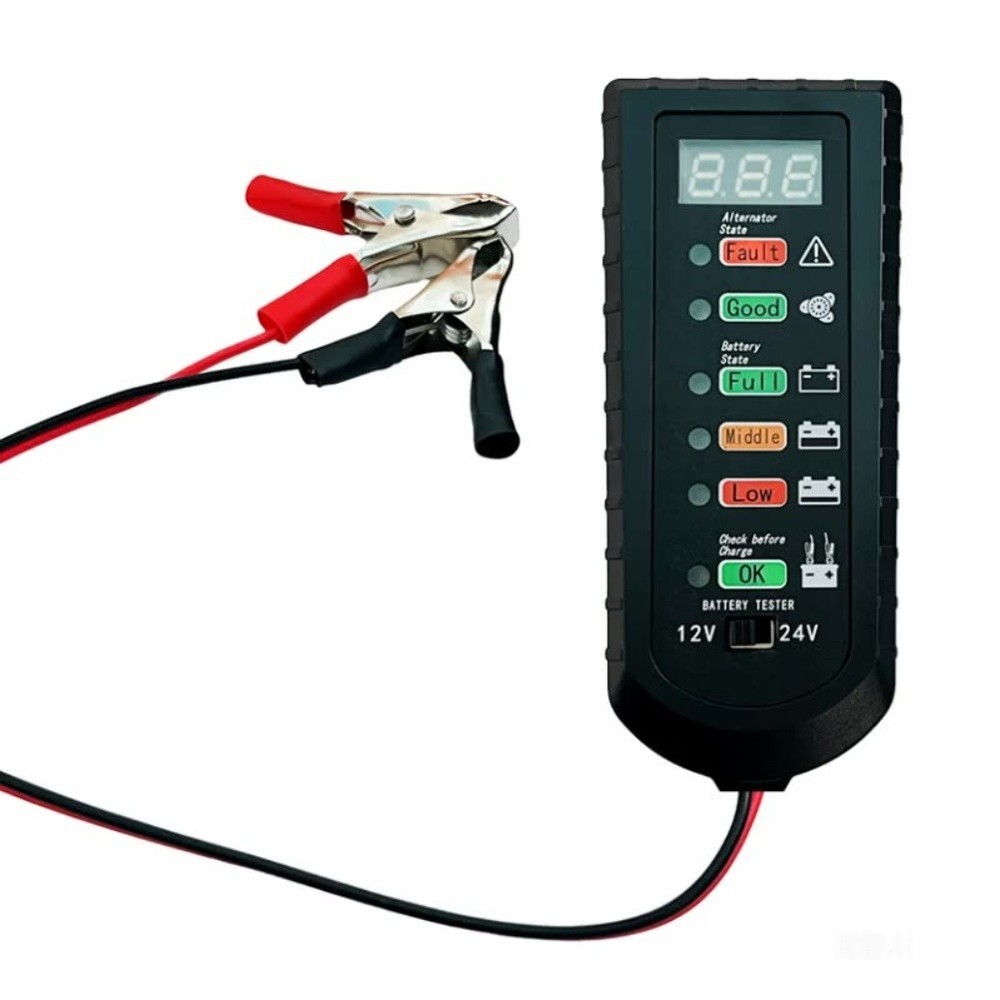 Alternator Tester Ergonomic Design Excellent Conductivity Intuitive Display