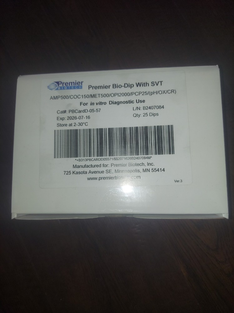 5 panel drug test 25 unit case