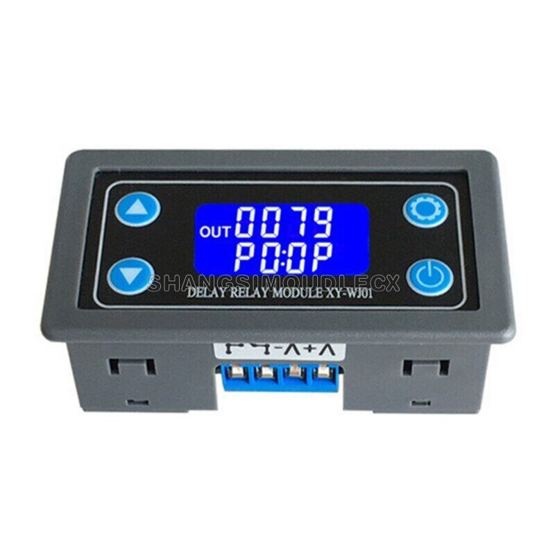 1CH Delay Relay Module Digital LCD Display Cycle Timing Circuit Switch AU