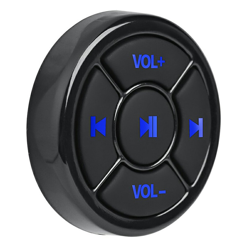 Wireless Media Button Remote Controller Car Motorcycle Steering Wheel MP3 Play