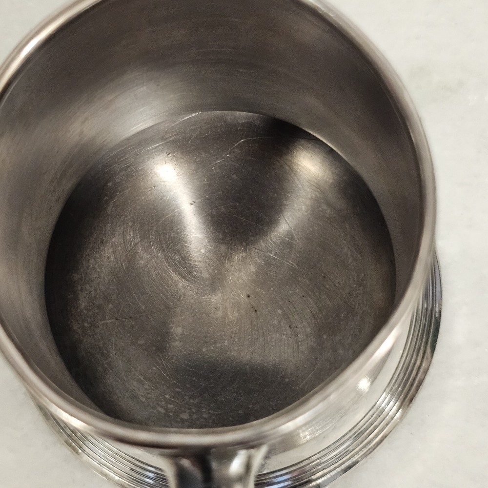 Poole Silver Co Sheffield Silverplated Coffee Tea Pot, Sugar Creamer 4 piece set